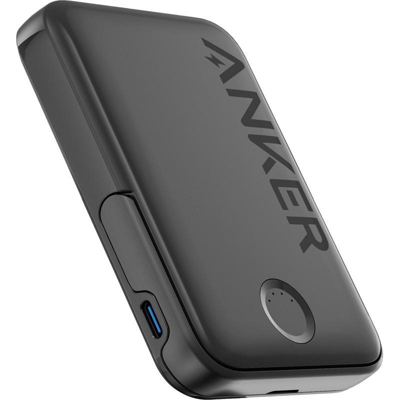 Anker 322 MagGo Power Bank, Fast Battery Charging, 5000 mAh, Black