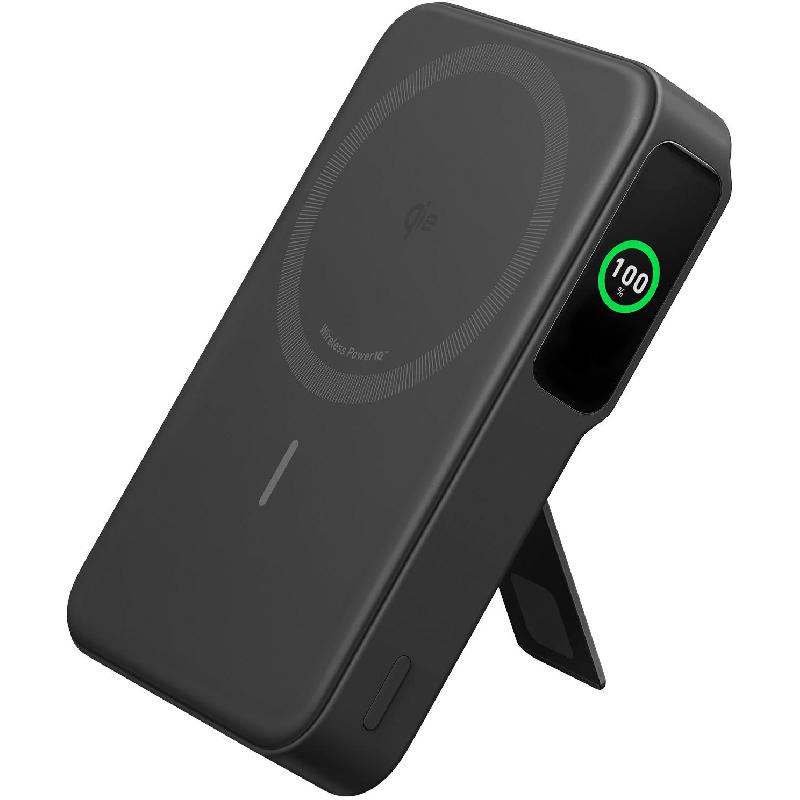 Anker 633 Magnetic Battery with Stand & Screen, PD Fast Charging, 10000 mAh, Single USB-C, Black