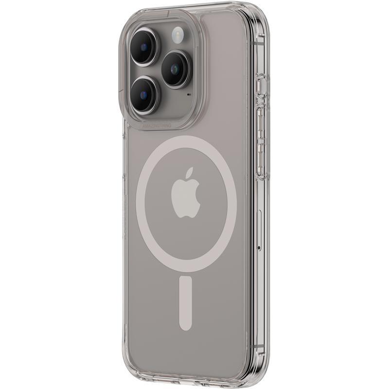 Amazing Thing MINIMAL Back Cover Mobile Case, for iPhone 15 Pro, Grey — 3