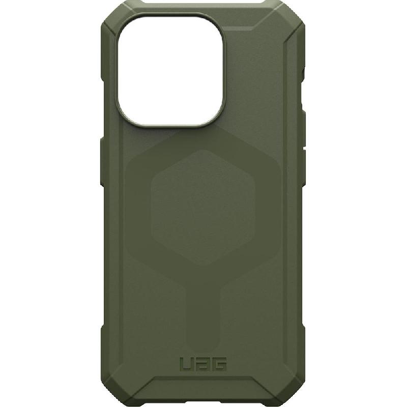 UAG Essential Armor Back Cover Mobile Case with MagSafe, for iPhone 15 Pro, Olive