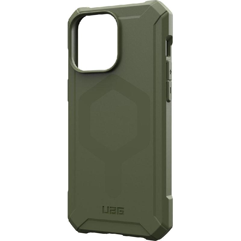 UAG Essential Armor Back Cover Mobile Case with MagSafe, for iPhone 15 Pro Max, Olive Drab — 2