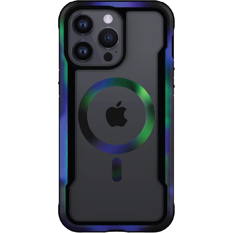 Raptic Raptic Shield Back Cover Mobile Case with MagSafe, for iPhone 15 Pro Max, Onyx Black