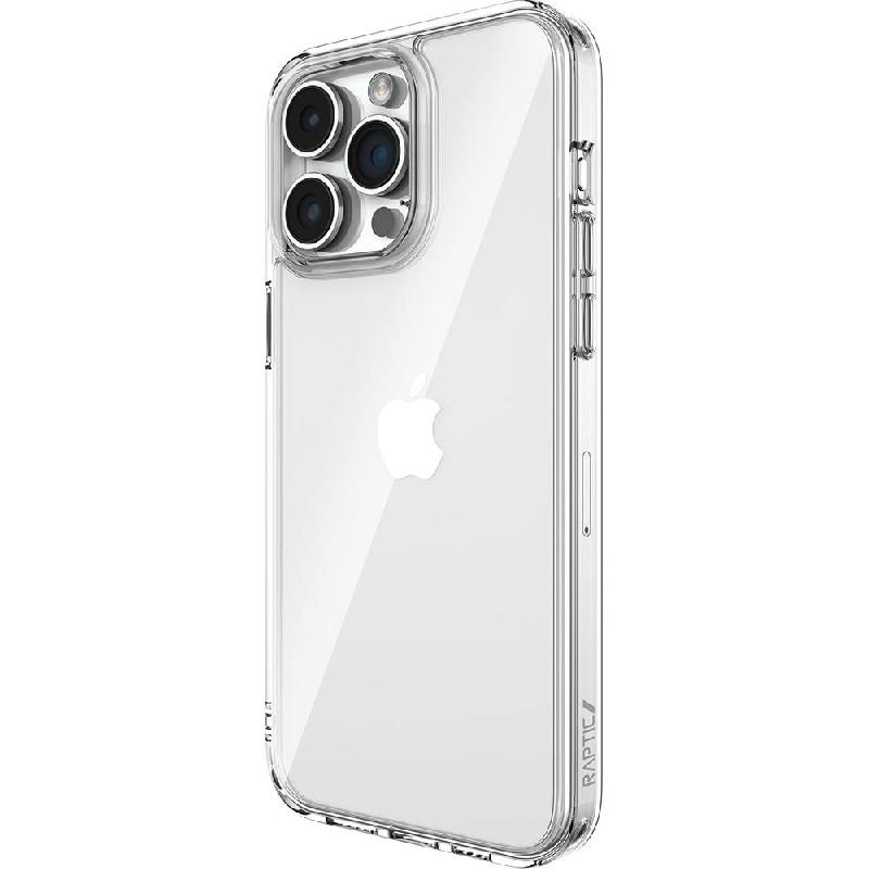 Raptic ClearVue Back Cover Mobile Case, for iPhone 15 Pro, Clear