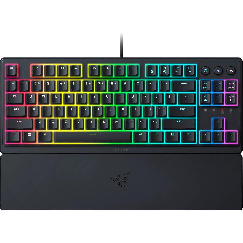Razer Ornata V3 Tenkeyless Mecha-Membrane Switches Gaming Keyboard, Wired, for Laptop/Desktop Computer/Gaming Desktop Computer/CPU Windows OS, Black