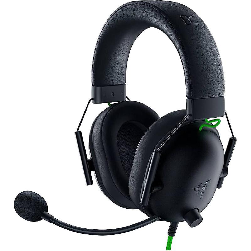 Razer BlackShark V2 X Gaming Headset, Passive Noise Isolation, Wired, USB, Unidirectional Microphone, Black