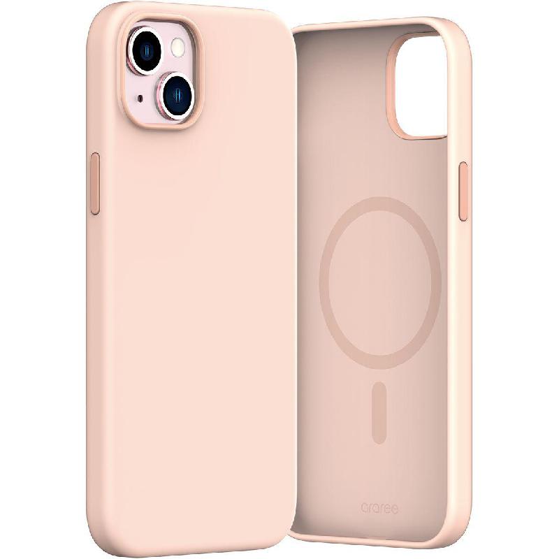 Araree Typo-Skin M Back Cover Mobile Case, for iPhone 15 Plus, Sand Pink