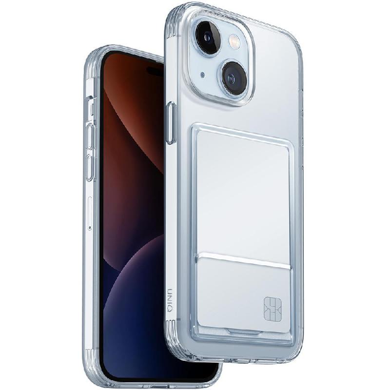 Uniq Air Fender ID Back Cover Mobile Case, for iPhone 15, Clear