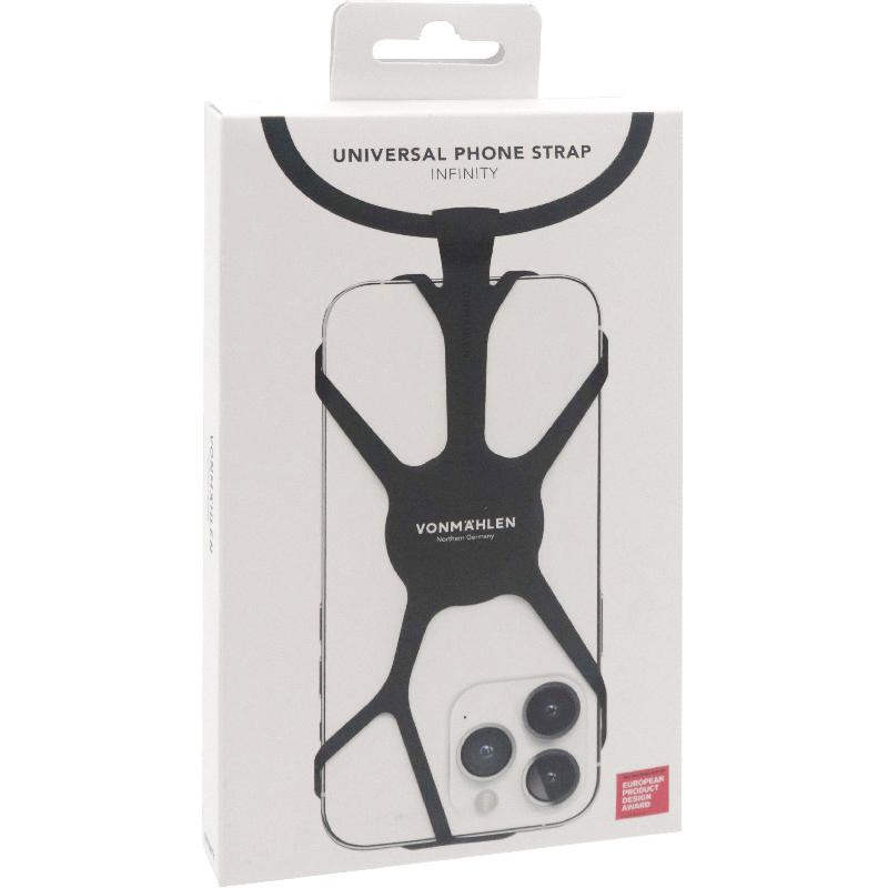 VONMAHLEN Infinity Phone Lanyard, for Selected Smartphone, Black