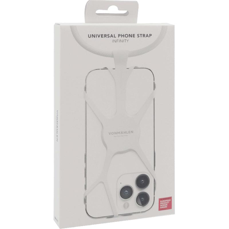 VONMAHLEN Infinity Phone Lanyard, for Selected Smartphone, White