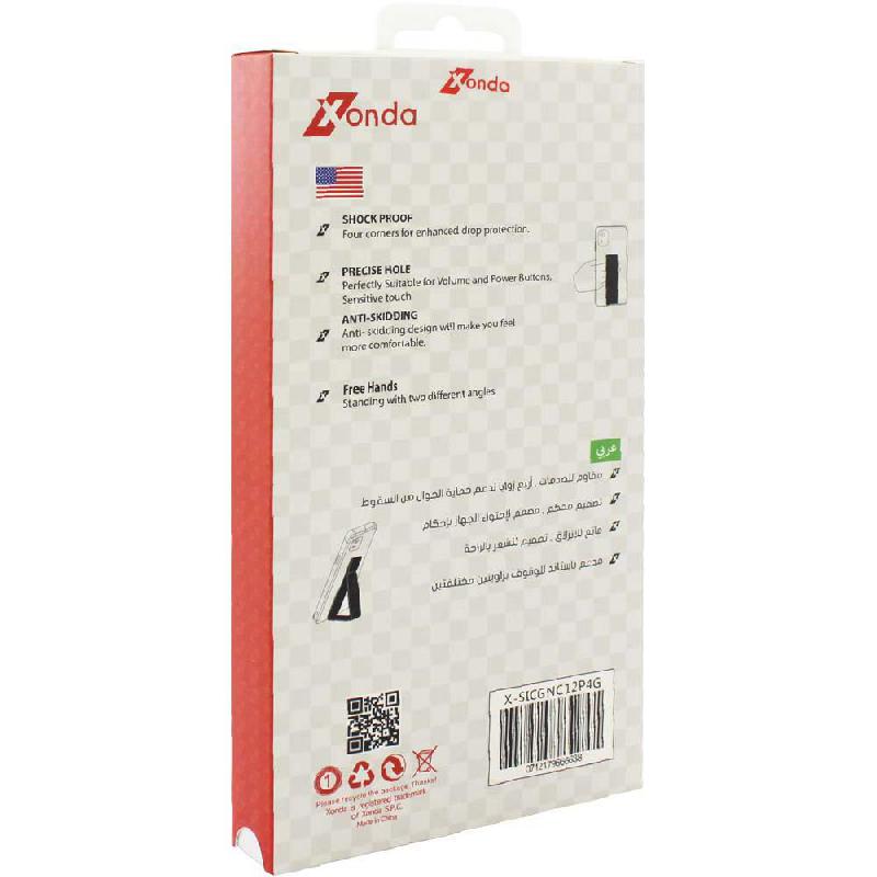 Xonda Back Cover Mobile Case with Strap, for Nokia C12 Pro, Clear — 2