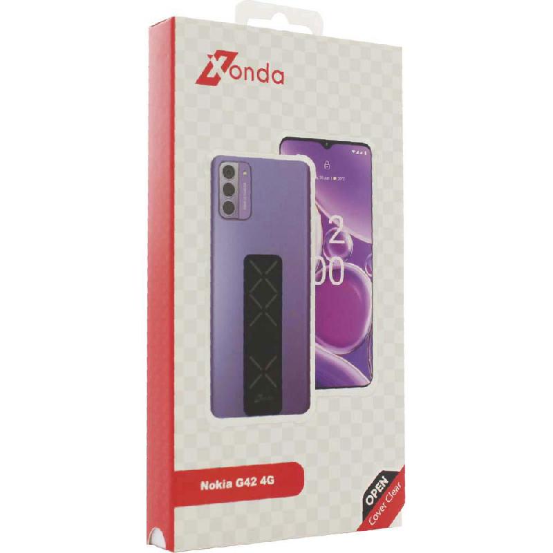Xonda Back Cover Mobile Case with Strap, for Nokia G42, Clear