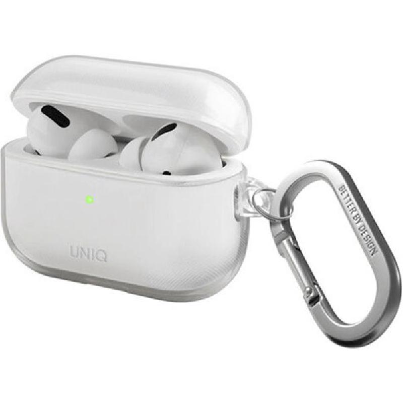 Uniq Glase Earbuds Case, for Apple AirPods Pro 2nd Gen, Clear