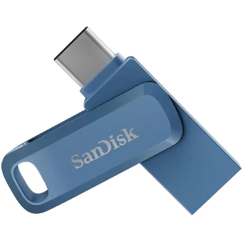 SanDisk Ultra OTG Drive (USB-C/USB), 128 GB, Navy Blue