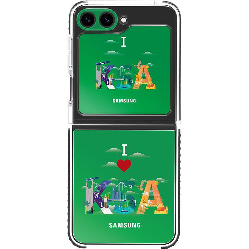 Samsung Flip Suit Case Flip Cover Mobile Case, for Samsung Galaxy Z Flip5, Clear