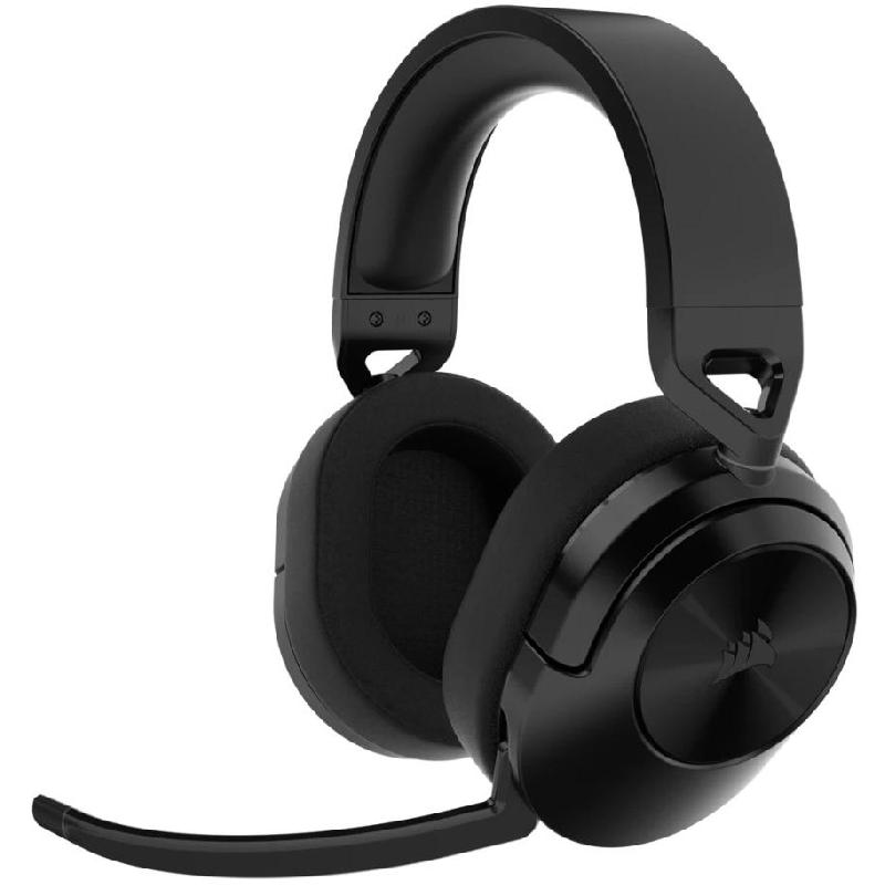 CORSAIR HS55 7.1 Surround Gaming Headset, Wireless, USB (Charging), Rotating Microphone, Carbon