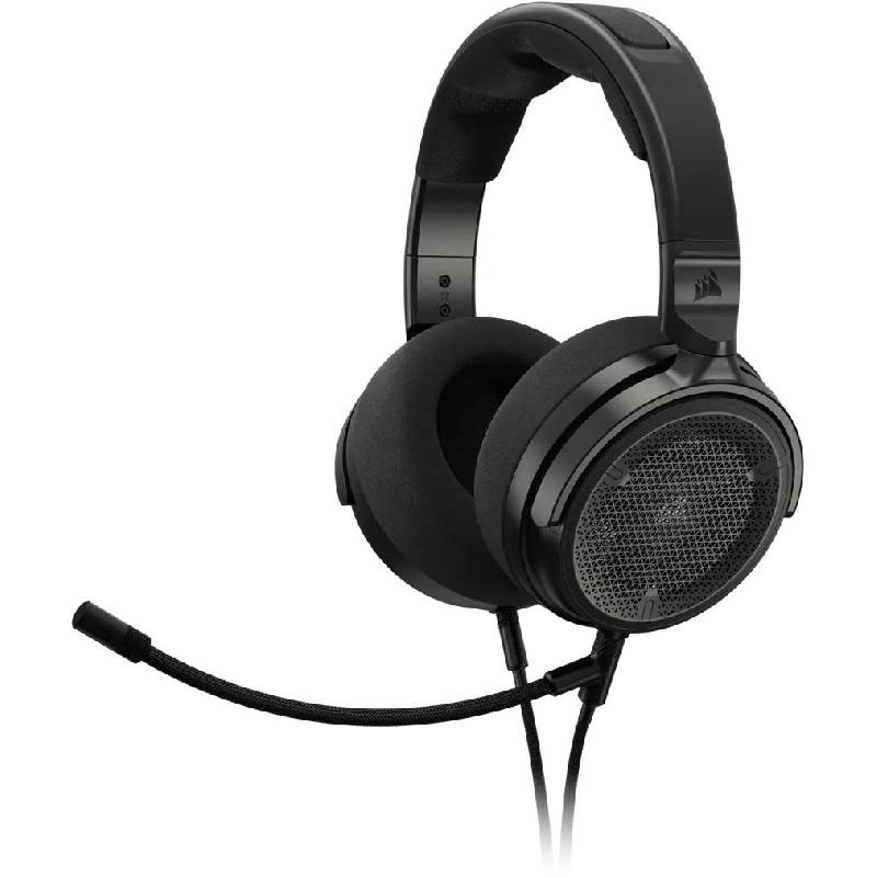 CORSAIR Virtuoso Pro RGB Mechanical Gaming Headset, Noise Cancelling, Wired, USB, Bidirectional Microphone, Carbon Black