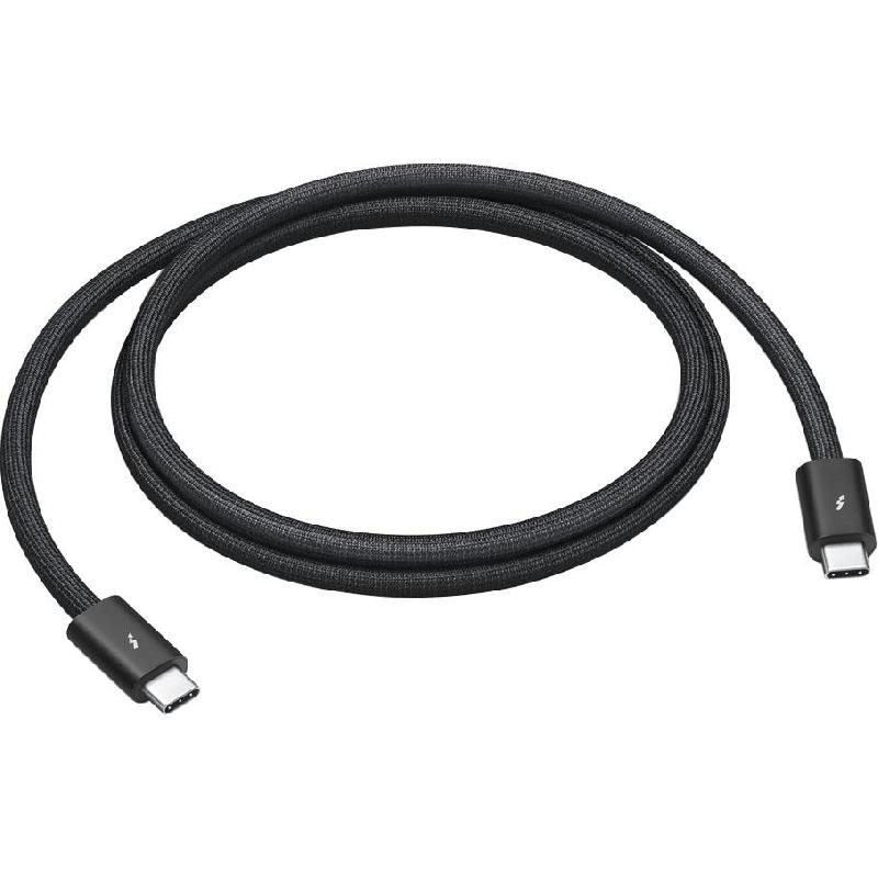 Apple Thunderbolt 4 (USB-C)Pro USB-C to USB-C Sync & Charge Cable, 1.00 m ( 3.28 ft ), Black