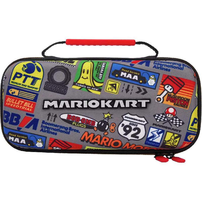 PowerA Mario Kart Carrying Case with Handle, for Nintendo Switch, Grey