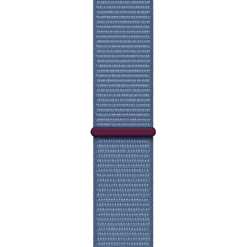 Apple Sport Loop Wrist Strap, for Apple Watch Ultra 2/Watch Series 10 46/Watch Series 9 45/Watch SE 44, Woven Nylon, Winter Blue