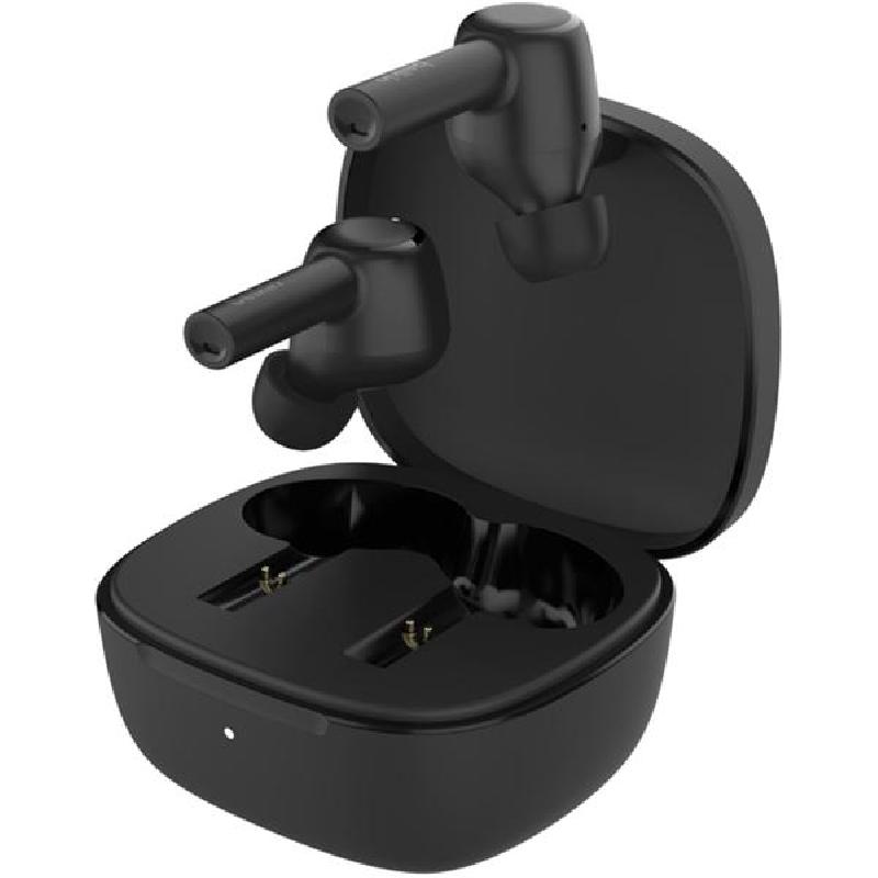 Belkin SoundForm Pulse Earbuds, Bluetooth, USB-C, Built-in Microphone, Black