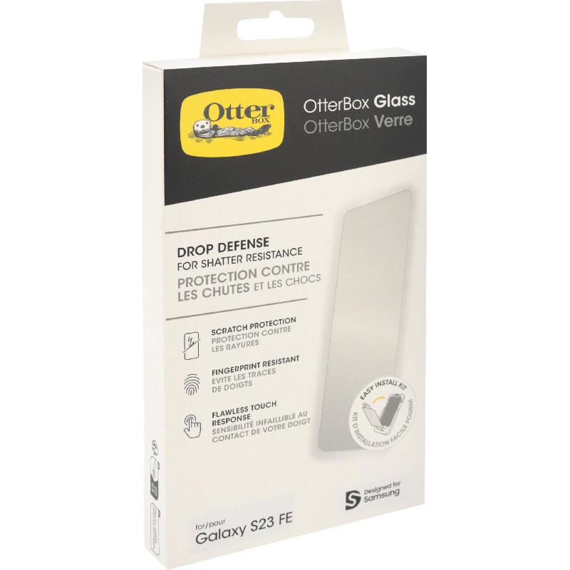 OtterBox Trusted Glass Smartphone Screen Protector, for Samsung Galaxy S23 FE 5G
