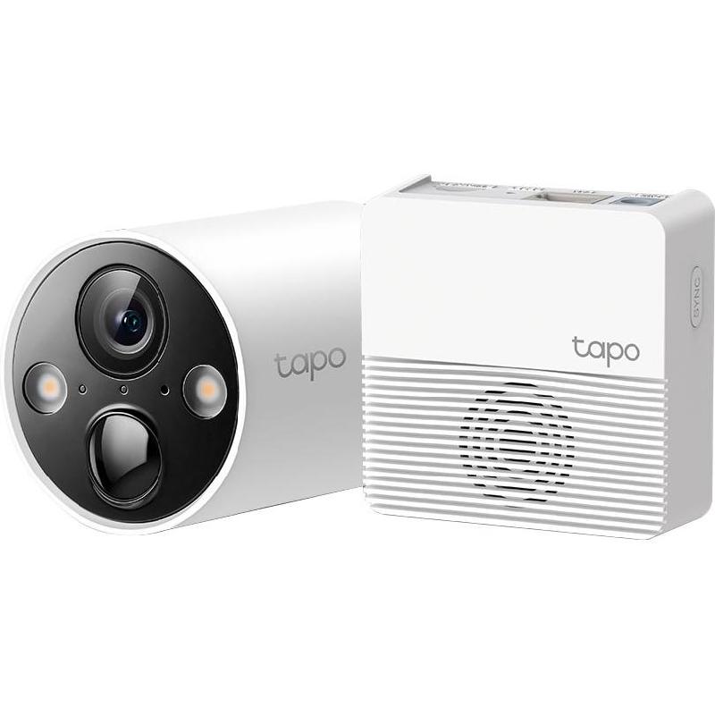 TP-Link Tapo C420S1 Wi-Fi Battery Camera 2K QHD, Wi-Fi, Works with Amazon Alexa/Google Home, White