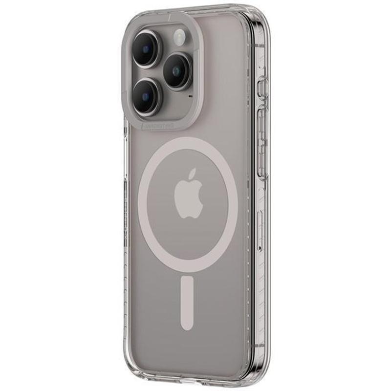 Amazing Thing TITAN PRO MAG Back Cover Mobile Case with MagSafe, for iPhone 15 Pro, Grey