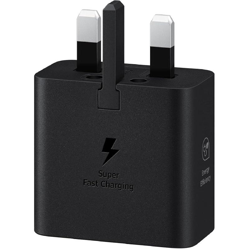 Samsung Travel Adapter Wall Charger, Super Fast Charging, 25 Watts, Single USB-C, Black