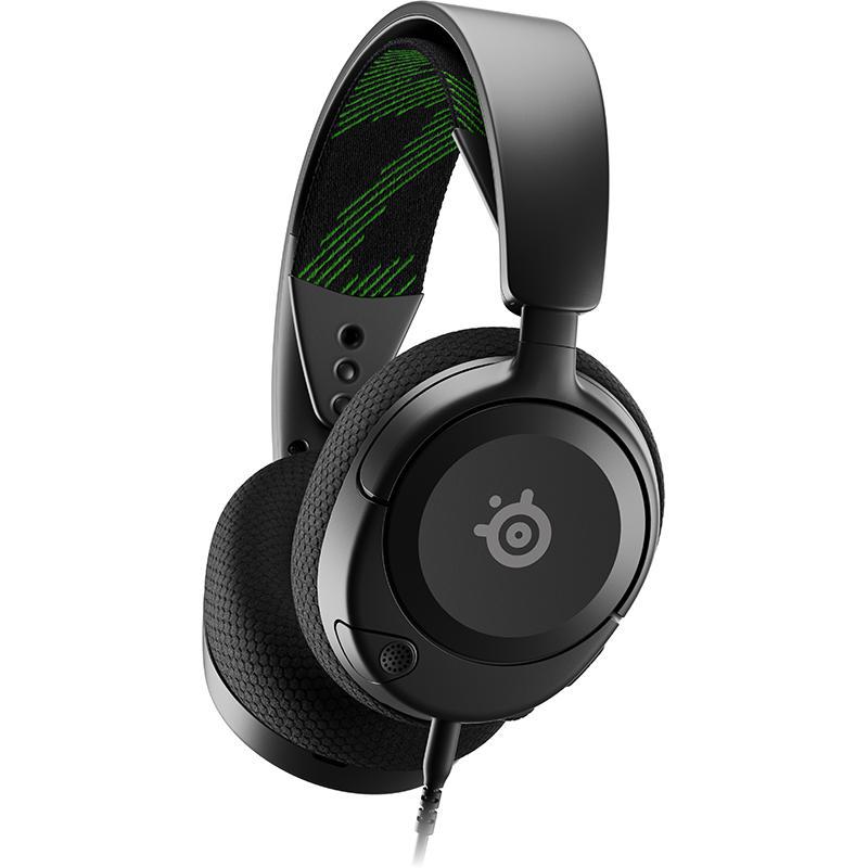SteelSeries Arctis Nova 1X Gaming Headset, Noise Cancelling Microphone, Wired, 3.5 mm Connector, Retractable/Bidirectional Microphone, Black