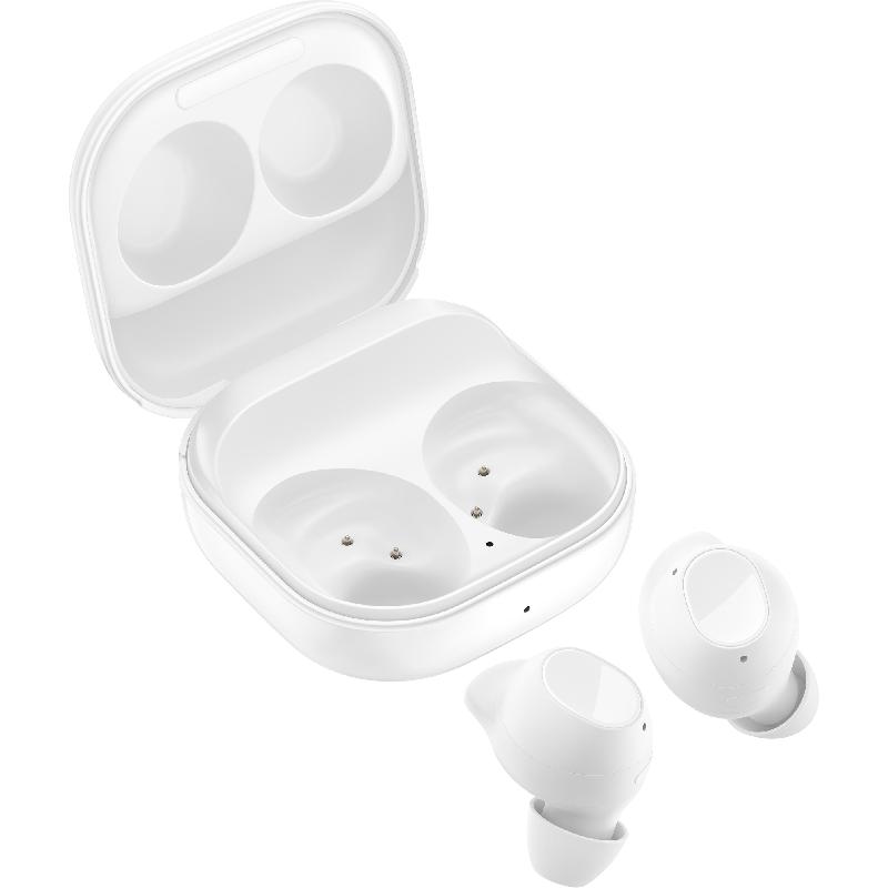 Samsung Galaxy Buds FE Earbuds, Active Noise Cancelling, Bluetooth, USB (Charging), Built-in Microphone, White