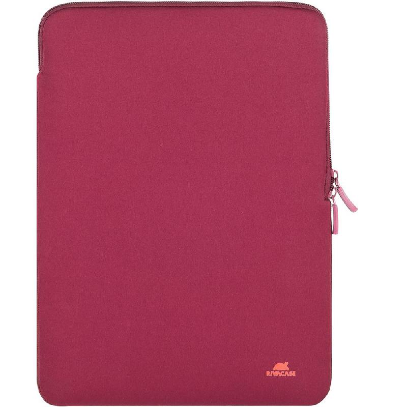 Rivacase Antishock (Vertical) Laptop Sleeve, for 13.3"/14" Screen Device, Burgundy