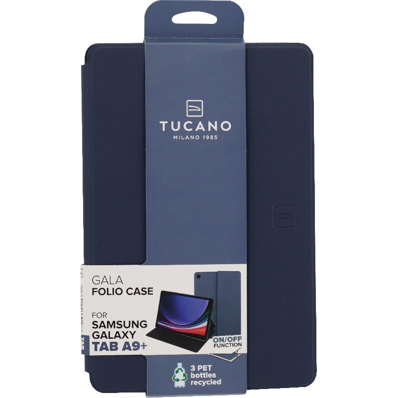 TUCANO Gala Folio Tablet Case, for Samsung Galaxy Tab A9+, Blue