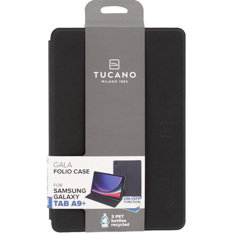 TUCANO Gala Folio Tablet Case, for Samsung Galaxy Tab A9+, Black