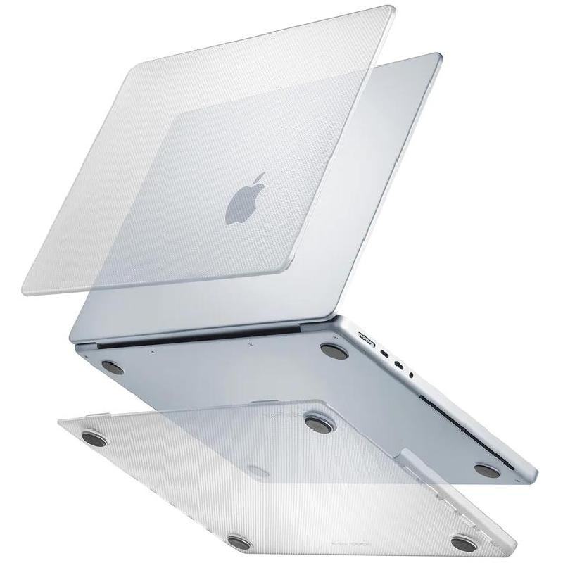 PIPETTO Hardshell Dots Top and Bottom Cover, Hardshell Case, for MacBook Pro 14 M2, Frost