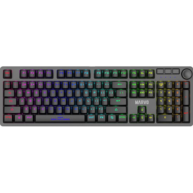 MARVO KG954 Mechanical Gaming Keyboard, Wired, for Laptop/Desktop Computer/Gaming Desktop Computer/CPU (Windows 7/8/10), Black