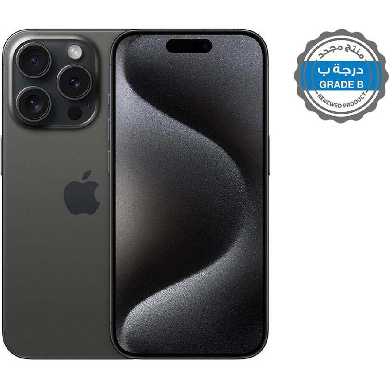 Renewed Grade B Apple iPhone 15 Pro, 1 TB, Black Titanium, 5G