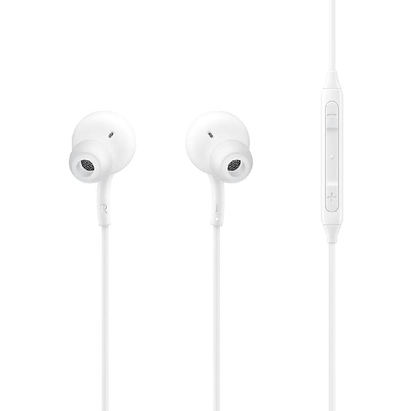 Samsung Earphones, Wired, USB-C, In-line Microphone, White