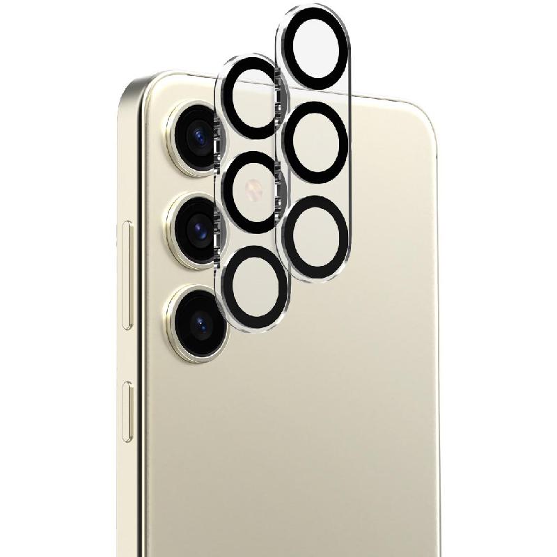 Araree C-Sub Camera Lens Protector (Full Frame) Smartphone Camera Accessory, for Samsung Galaxy S24+, Clear