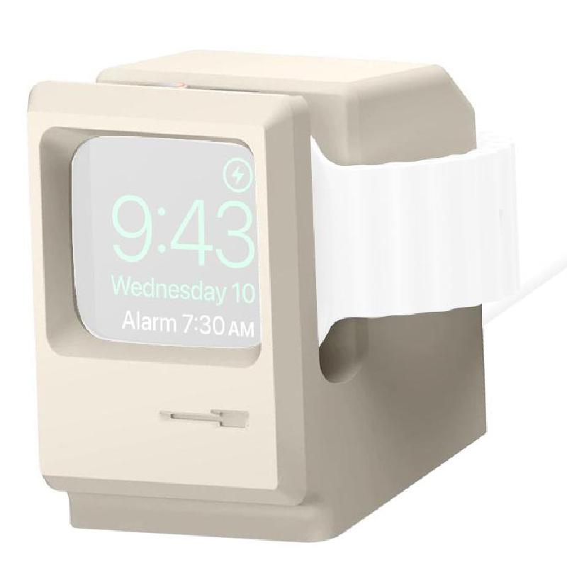 Elago W3 Stand Smartwatch Charging Dock, for Apple Watch Ultra 2/Watch Series 9/Watch Series 8/Watch SE 2, Classic White