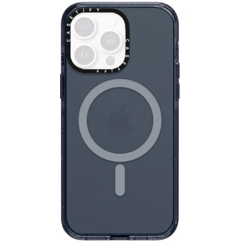 CASETiFY Impact Back Cover Mobile Case with MagSafe, for iPhone 15 Pro Max, Blue