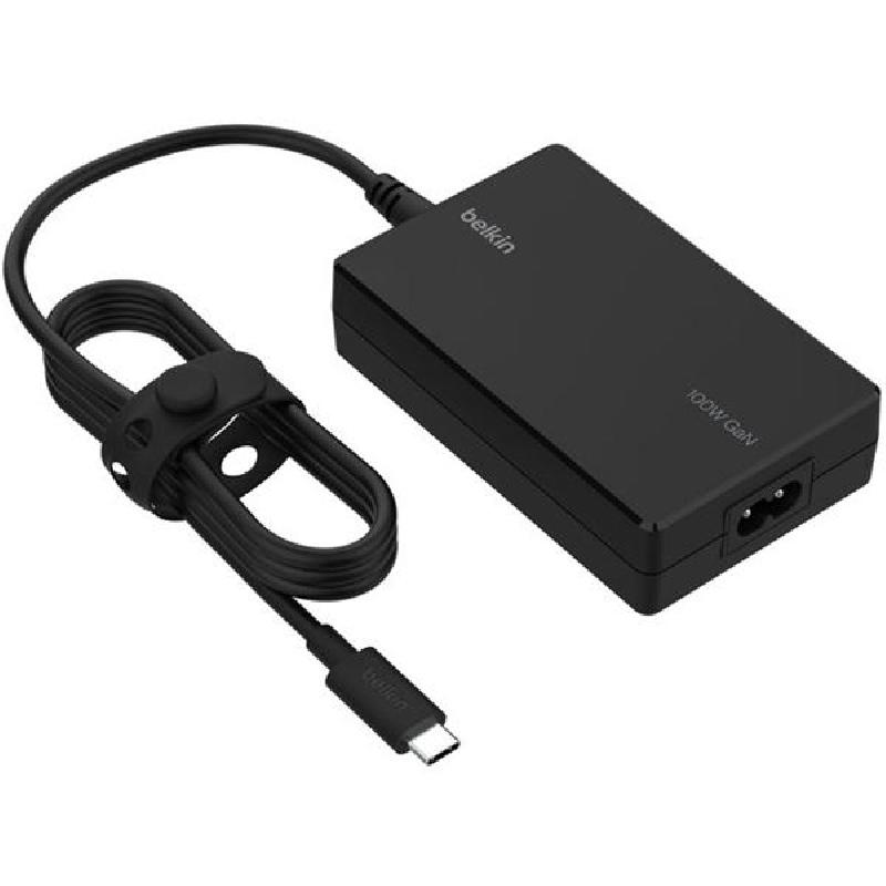 Belkin AC Laptop Charger, up to 100W, Single USB-C, Black