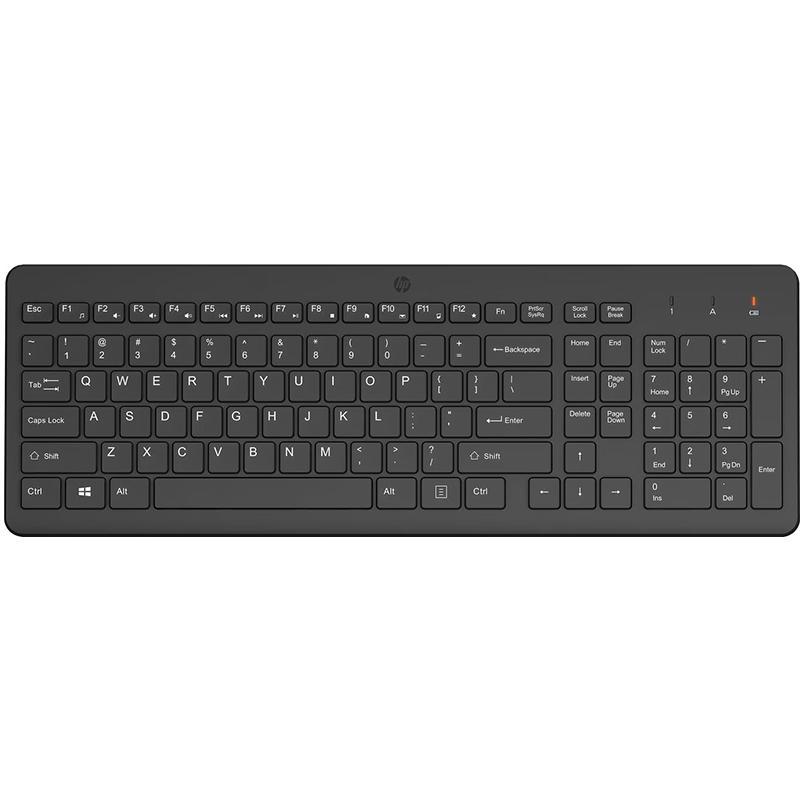 HP 220 Keyboard, Wireless, for Devices with Windows, Black
