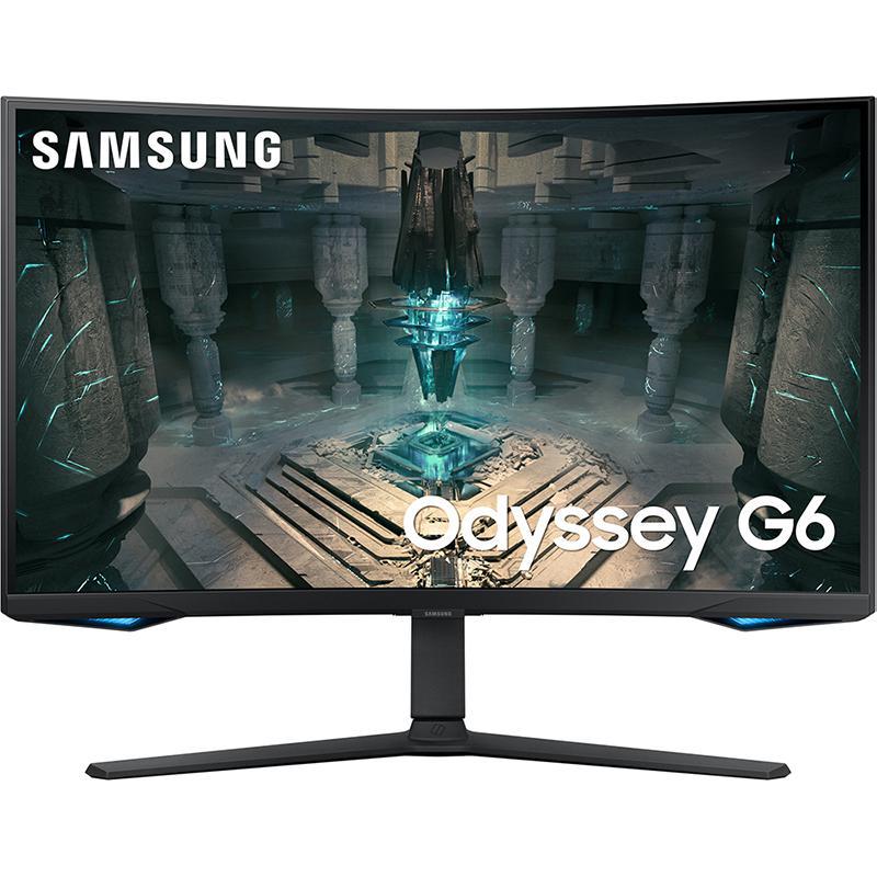 Samsung Odyssey G6 27" Gaming Monitor, WLED, LED, 240 Hz, 1ms (GtG), Built-in Speaker, Black