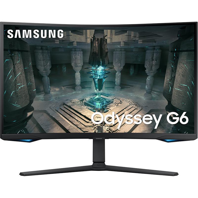 Samsung Odyssey G6 32" Gaming Monitor, WLED, LED, 240 Hz, 1ms (GtG), Built-in Speaker, Black