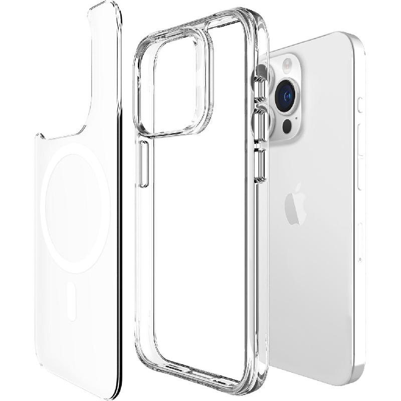 Back Cover Mobile Case with MagSafe, for iPhone 15 Pro Max, Clear