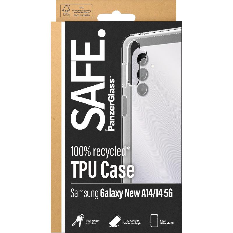 PanzerGlass SAFE Back Cover Mobile Case, for Samsung Galaxy A15 4G/Galaxy A15 5G, Clear