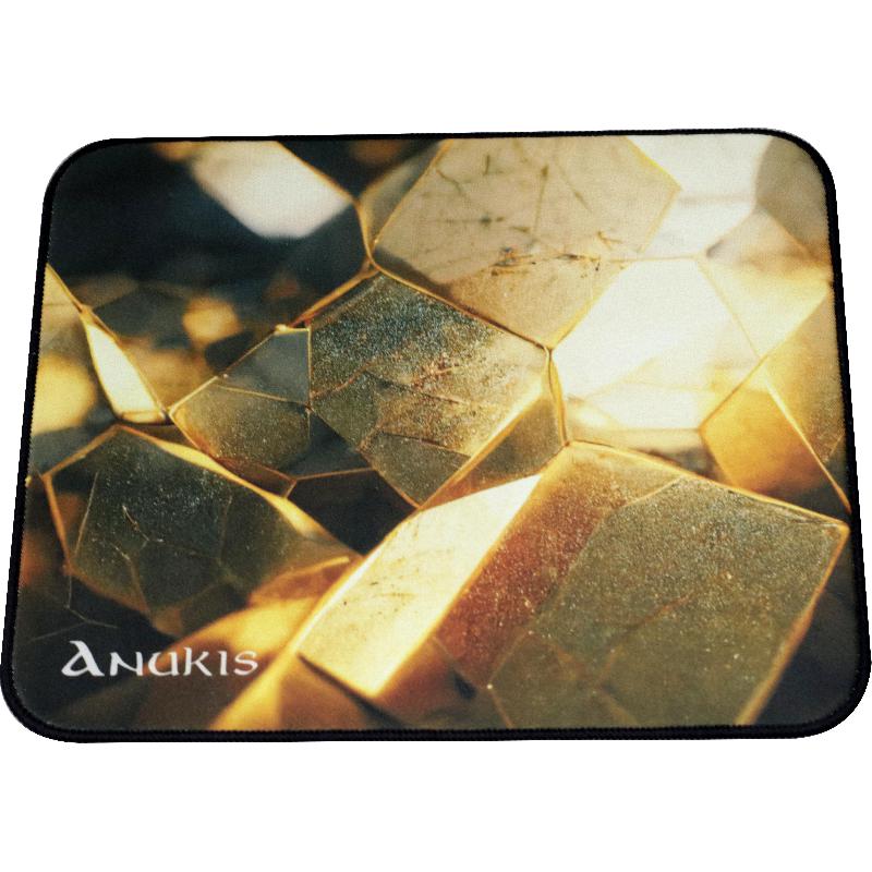 E-Century Anukis Mouse Pad, Black/Gold