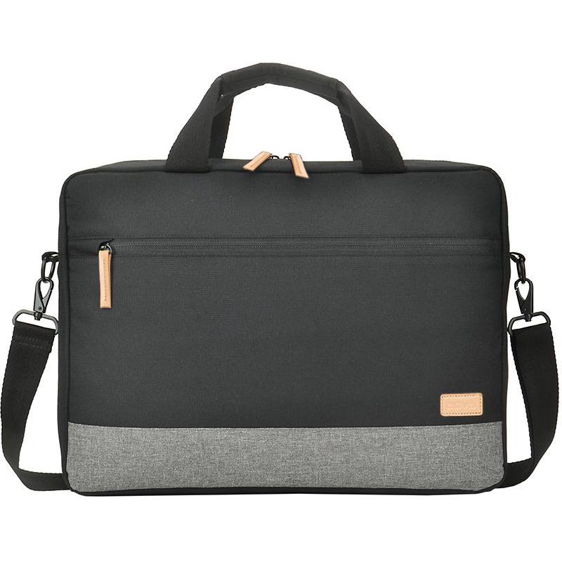Agva Eco Ripstop Laptop Messenger Bag, for 15.6" (Device), Black