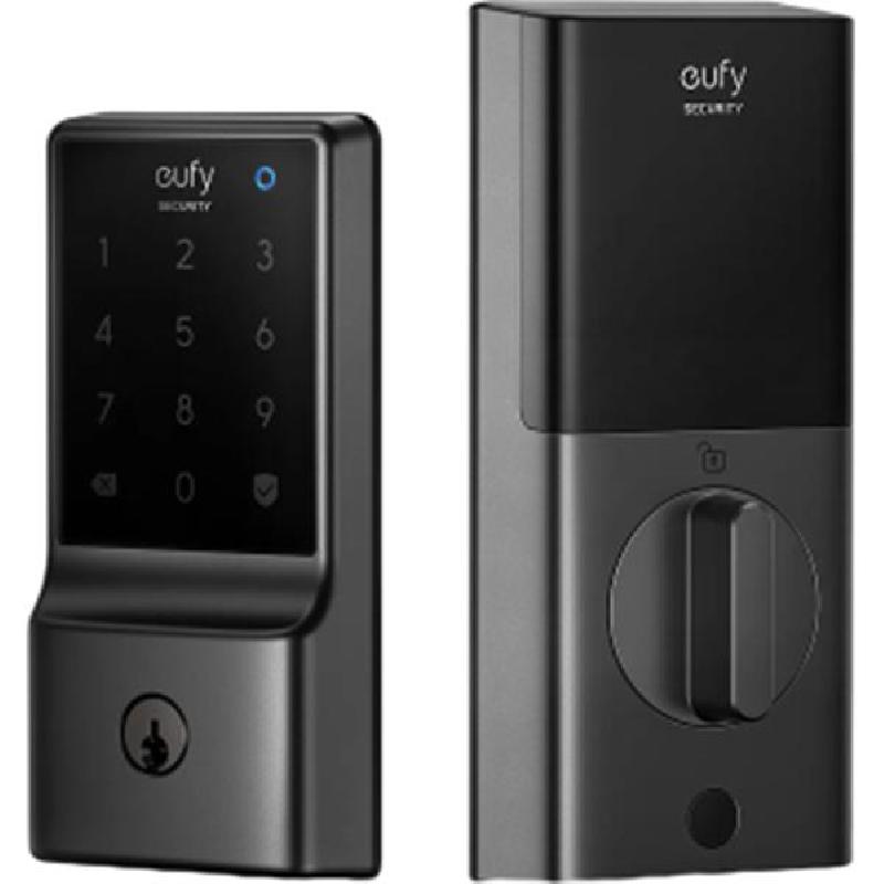Eufy Smart Lock C234 Bluetooth/Wi-Fi, Works with Amazon Alexa/Google Assistant, Black