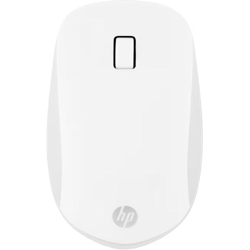 HP 410 Slim Mouse, Bluetooth 5.0, Optical, 1000-2000 DPI (Nominal Value:1200 DPI), White